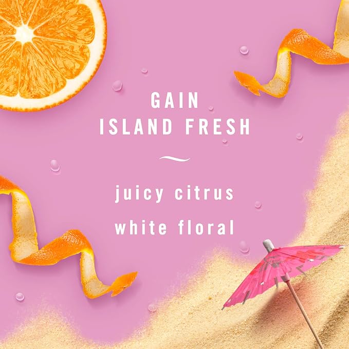 Car Vent Clip Air Freshener, Gain Island Fresh, 3 Count