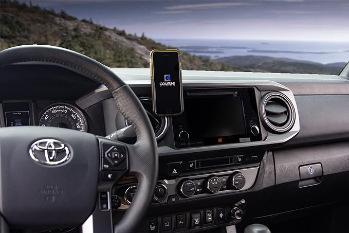 Direct Fit Phone Mount - Toyota Tacoma (2016-2023) Compatible with All Phones - Manual Cradle