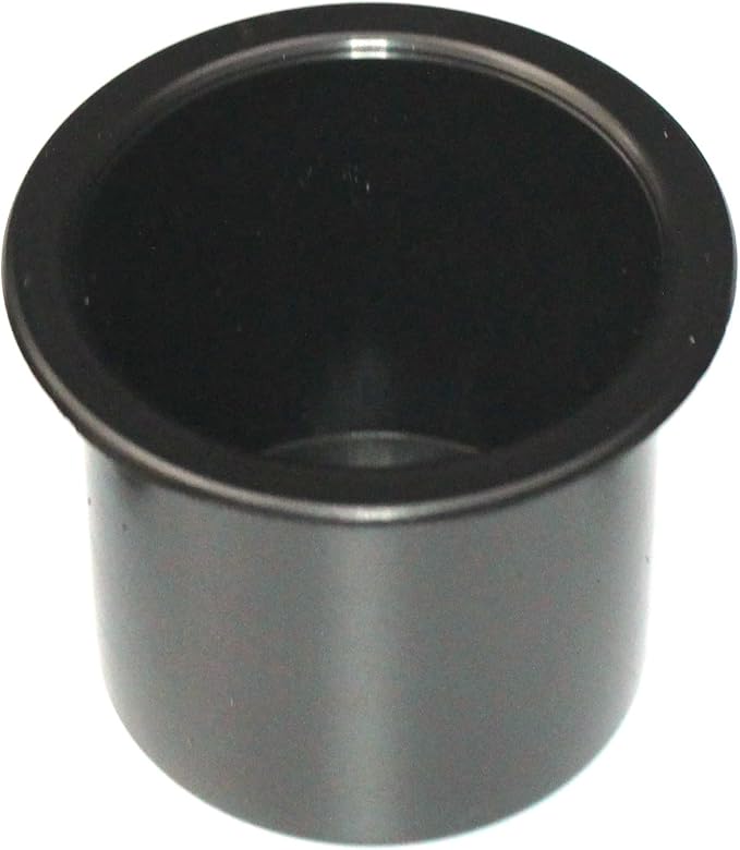 Plastic Small 2 7/8 inch Black Drop in Beverage Drink Can Holder Insert Perfectly Fits 12oz Beverage cans and 16oz Plastic Water Bottles Multipack Wholesale Bulk Listing Poker Table(2)