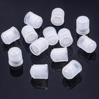 15PCS Tire Valve Stem Caps, Corrosion Resistant, with O Rubber Ring, Airtight Seal Heavy Duty Dustproof Tire Valve Stem Covers for Cars, SUV, Trucks, Bikes, Motorcycles, Bicycles(Transparent)