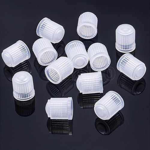 15PCS Tire Valve Stem Caps, Corrosion Resistant, with O Rubber Ring, Airtight Seal Heavy Duty Dustproof Tire Valve Stem Covers for Cars, SUV, Trucks, Bikes, Motorcycles, Bicycles(Transparent)