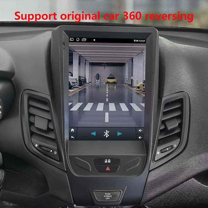 9.7 inch IPS Touchscreen Car Stereo, Android Auto Navigation, GPS Radio, Media Player for Ford Fiesta 2009-2020 (2+32g)