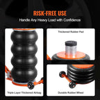 Air Jack, 6 Ton/13000 lbs Quadruple Bag Air Jack, Lift up to 26.5", with Heightened Column & Adjustable Handle, Thick Rubber Pad, 2-5 S Fast Lifting Pneumatic Jack for Car, SUV, Pickup Truck