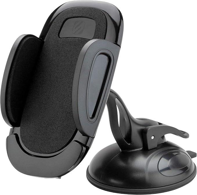 SUHWD-XCES0 Select Window/Dash Mount Phone Holder Cradle for Car or Truck - Universal Hands-Free Mount for Car Window or Dashboard - Vehicle Cell Phone Holder for iPhone or Android Smartphones