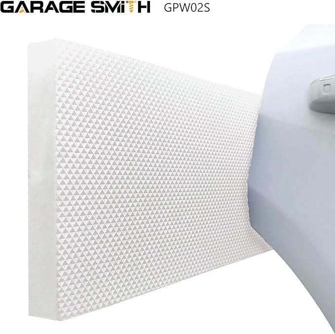 GWP02S Garage Wall Protector Car Door Protectors, Designed in Germany (2, White)