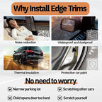 Car Door Edge Guards, 13.1Ft(4m) Car Door Protector Edge Guards Rubber Seal, Doors Edge Trim U Shape Edge Guards for Cars Trucks Suvs (White)