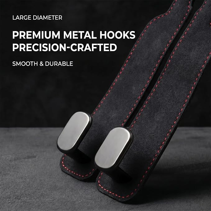 GoldenLife Headrest Hooks for Car, 2 Pack Premium Car Bag Hooks | Secure Heavy-Duty, Elegant & Universal Fit Car Hooks for Purses Handbags Grocery & Backpacks (Black)