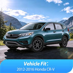 Window Visors for Honda CR-V 2012 2013 2014 2015 2016, Tape-On Rain Guards Outside Mount Vent Visors Window Deflectors Smoke Tint, 4PCS
