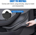 Door Pocket Liners Front & Rear Door for 2025 2026 Tesla Model Y Juniper | car door side organizer tray mat all-inclusive, waterproof TPE material, 4pcs