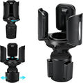 Car Cup Holder Expander, Auto Cup Organizer Expander Holder, Auto Insert Cup Holders with Adjustable Base, Automatic Car Cup Holder Expander Holds Large Water Bottles for Most Coffee Mugs