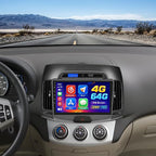 4+64G Android 15 Car Stereo for Hyundai Elantra 2007 2008 2009 2010 Wireless Carplay Android Auto 9 Inch IPS Touch Screen Car Radio GPS Navi 5G WiFi Bluetooth 5.0 32EQ FM RDS Free AHD Backup Camera