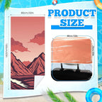 Car Seat Towel Covers with Storage Bag, 63 x 32 Inch Universal Non Slip Waterproof Sweat Protector for Car Truck, Gym Swimming Running, Machine Washable(2 Pack,Death Valley National Park)