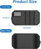 Car Sun Visor Organizer,Truck Accessories with Photo Frame & Zippered Pocket, Universal Visor Organizer Bag with Acrylic Window, Fits Most Cars for Storage