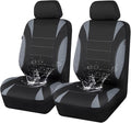 Waterproof Car Seat Covers Front Seats Only with 5mm Composite EVA, Neoprene Car Seat Cover with Separate Headrest Cover, Quick Setup Universal Fit for Car SUV Trucks,Airbag Compatible（Gray
