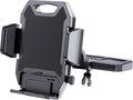 Sturdy CD Slot Phone Mount with One Hand Operation Design, Hands-Free Car Phone Holder Universally Compatible with All iPhone & Android Cell Phones, for Smartphone Mobile (Faux Leather)