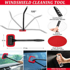 39Pcs Car Wash Cleaning Kit with Foam Gun Sprayer Detailing Brushes Collapsible Bucket Windshield Cleaning Tool Tire Brush Towels Complete Interior Exterior Detailing Set for Car
