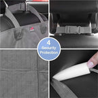 Dog Car Seat Cover 2 Pack, Waterproof Front Seat Car Cover for Cars, Trucks, and Suvs, Pet Front Cover for Cars, Nonslip Dog Seat Cover Grey
