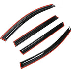 Smoke Tinted Tape-On Window Visors Rain Guards Compatible with Hyundai Santa Fe 2019 2020 2021 2022 2023 SE SEL Limited Calligraphy