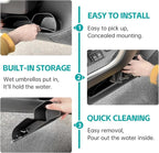 Door Side Storage Box Compatible with 2019-2025 Toyota RAV4 Accessories, Front & Rear 4PCS Door Handle Insert Organizer Tray, TPE Phone Pockets Fit for RAV 4 RAV-4 Accessories