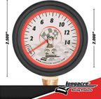 52-52034 0-15 PSI Tire Pressure Gauge, 2 Inch