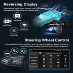 7 inch Touchscreen Car Stereo Fit for Ford Explorer 2006-2010, Android 13 Double Din Car Radio with Carplay & Android Auto in-Dash Navigation BT Mirror Link WiFi Backup Camera 4+64G