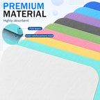 10 Pcs 17"x26" PVA Car Shammy Cloth for Car Drying, Super Absorbent Chamois Towels, Reusable Scratch Free Wash Drying Towels for Auto Detailing, RV, Boat, Motorcycle (Dark Color)