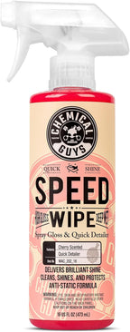 Speed Wipe Quick Detailer - High Gloss, Streak-Free Shine, Detail Spray for Cars, Trucks, Motorcycles, RVs, and More, Safe on Paint, Glass, Wheels, and Trim, Cherry Scent, 16 fl oz