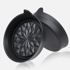 Car Cup Coaster Universal Automotive Waterproof Non-Slip Cup Holders Sift-Proof Spill Holder Car Interior Accessories 2 Pack Black Flower