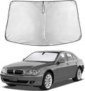 Windshield Sunshade Compatible for BMW 7 Series 2001-2006, 2007, 2008, Sun Visor for Front Windshield & Window Sun Shade Cover, UV Heat Blocker & Protector, Car Accessories