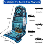 Waterproof Car Seat Cover for Front Seats, Protector for Cars SUVs Trucks, Sweat Towel Seat Covers Bucket for Gym,Workout,Beach,Hiking,Running (Vet Tech Gift, 1PC)