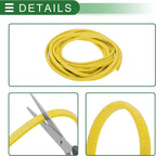 Universal Car Door Edge Protective Sealing Strip U-Type Door Scratch Protection Guard, 26.25ft 8m, Anti-scratch Collision, PVC Iron, Yellow