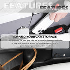 2-in-1 Upgraded Car Seat Gap Filler with Hook,2PCS Double Side Car Seat Gap Plug with Storage Slot,Universal in Between Cars Seats Catcher Cars Interior Accessories