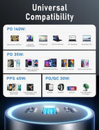 200W Car Charger USB C Fast Charge [GaN] PD 140W Fast Car Charger USB C, Cigarette Lighter Adapter for Multi Device, for iPhone 17 16 15 14 13 12, MacBook Pro, Laptop, iPad, Samsung S26 S25