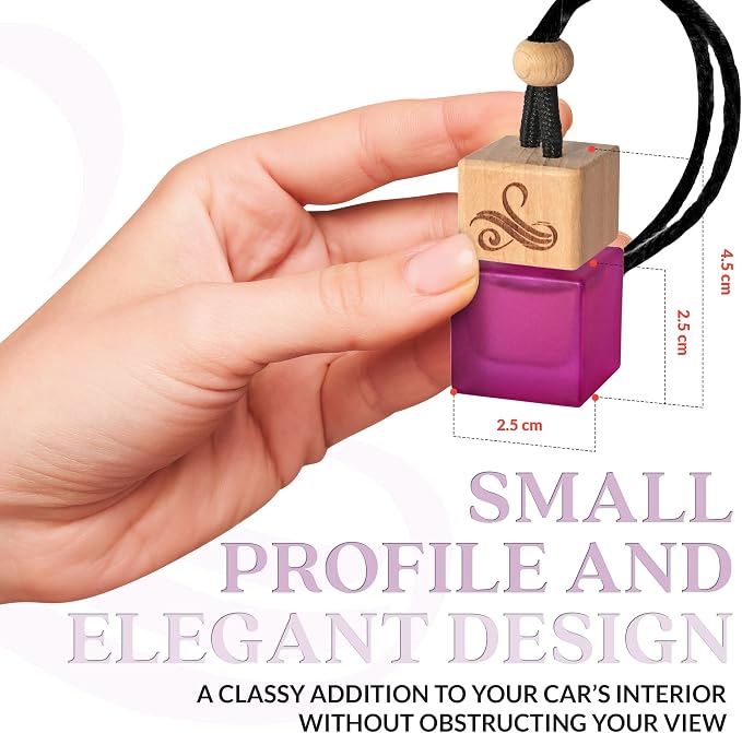 Alien Perfume Car Air Freshener for Women - Over 60 days of Fragrance - Car Fresheners with Vent Clip and Wooden Cap - Long Lasting Hanging Car Scent - Odor Eliminating Technology - Space by