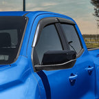 Goodyear Shatterproof Window Deflectors for GMC Canyon 2023-2026 Crew Cab, Tape-on Rain Guards, Window Visors, Vent Deflector Visor, Car Accessories, 4 pcs. - GY008883