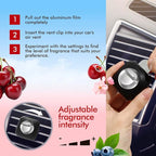 Car Air Fresheners, 6 Pack, Cherry, Car Fresheners Vent Clips, Long Lasting Air Freshener, Car Refresher for Men Women
