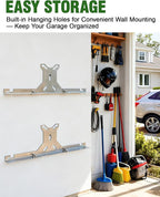 Wheel Toe Alignment Tool Kit for at Home DIY Garage Use, Stainless Steel Toe Plates with Dual Tape Measures, Quick Front-End Toe Check for Automotive Cars Trucks SUVs (Patent Design)