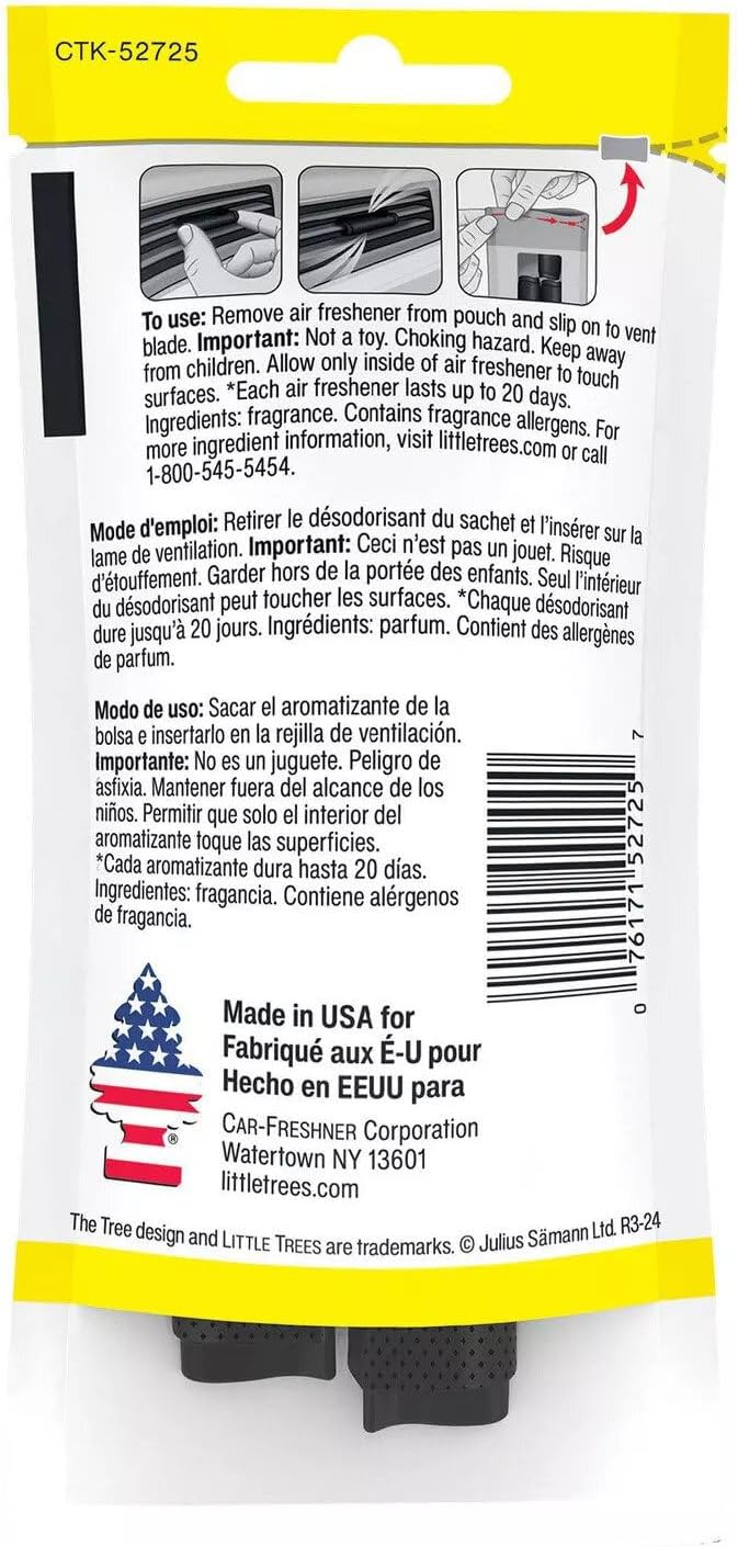 Vent Wrap | Car Air Freshener | Caribbean Colada | Pack of 4