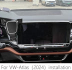 Car Phone Holder for VW Atlas 2024 2025 2026，Atlas Cross 2024 2025 2026 Auto Accessories Navigation Bracket Interior Decoration Screen Mobile Cell Phone Mount case
