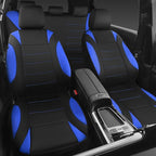 Neoprene Wetsuit Seat Covers, Waterproof Car Seat Covers Full Sets with 5mm Composite EVA, Universal Fit for Car Sedan, SUV Trucks Anti Slip with Airbag Compatible(Black Blue