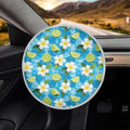 Flower Steering Wheel Sun Shade Cover Protector Car Steering Wheel,Anti-Heat Block Steering Wheel Cover Sun Shade Steering Wheel Sun Heat Shield for Car Truck SUV Van