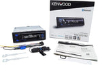 Kenwood KDC-BT278U 1 Line Text Display CD Receiver with Bluetooth (Renewed)