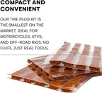 Compact Tire Repair kit with Molle Storage Pouch. Heavy Duty Universal Tire Plug Kit, Easily Stores Inside Your UTV, ATV, Truck, Motorcycle, Overlanding Gear or RV