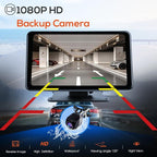 7" Wireless Apple CarPlay Screen for Car, Portable Car Radio with Carplay & Android Auto, 1080p Backup Camera, GPS, Mirror Link, Voice Control, FM Transmission, Support SD/TF Interface