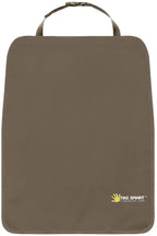 Luxury Clean-Edge Kick Mat - Tapered Design Seat Back Protector and Seat Cover with Invisible Strap and Stiff Edging (1 Mat)