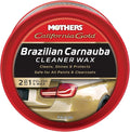 California Gold Brazilian Carnauba Cleaner Wax, 12 oz. Paste, 05500 | Cleans & Waxes in One Step, Removes Oxidation & Swirls, Premium Carnauba Shine & Protection for All Paint Finishes