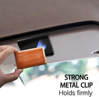 Car Air Freshener Visor Clip Compatible with Drift Car Air Freshener, Auto Accessories, Vehicle Sun Visor Metal Clip, Black, Freshener not include (1 Pack)