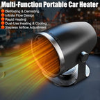 Portable Heater, 12V Car Heater with Heating & Cooling 2 in 1 Car Defroster, 360° Rotary Portable Heaters for Car, Unrestricted Current Car Warmer for Auto Truck SUV Vehicle