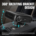 12V 170W Portable Car Heater, 2 in 1 Heating & Cooling, Electric Car Heaters Defroster with Plugs in Cigarette Lighter, fit The car of Fuse ≥ 15A, Fast Heating Defroster, 360° Rotation
