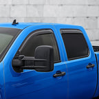 Goodyear Shatterproof in-Channel Window Deflectors for Trucks GMC Sierra 2500HD/3500HD 2007-2014 Crew Cab, Rain Guards, Window Visors, Vent Deflector, Truck Accessories, 4pcs- GY003400LPv2
